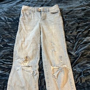 BP 5 pocket mid rise baggy jeans. Size 25